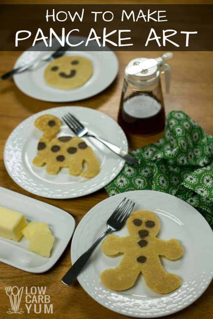 Art Creating Healthy Pancakes